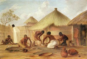 Sokerin valmistus Katipossa - Panelojen tai ruukkujen valmistus sen säilyttämiseksi, 1859